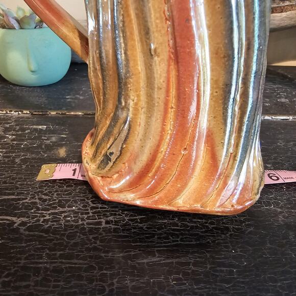 Gallery Style Hand Thrown Ceramic/Pottery Pitcher of Unknown Artist - Picture 9 of 10